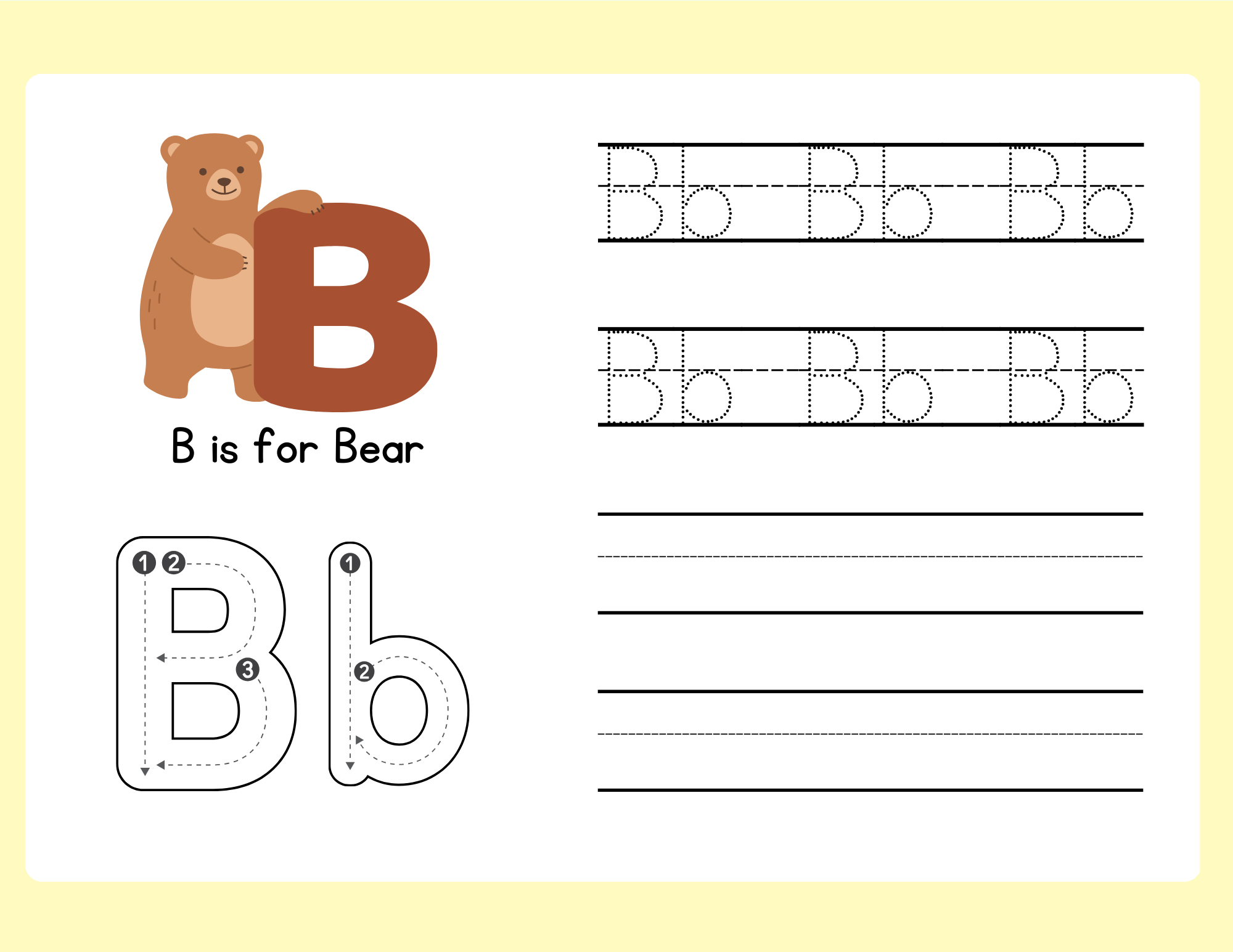 b for bear