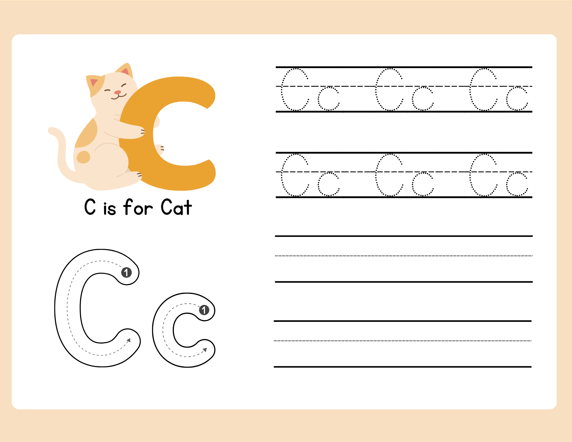 c for cat