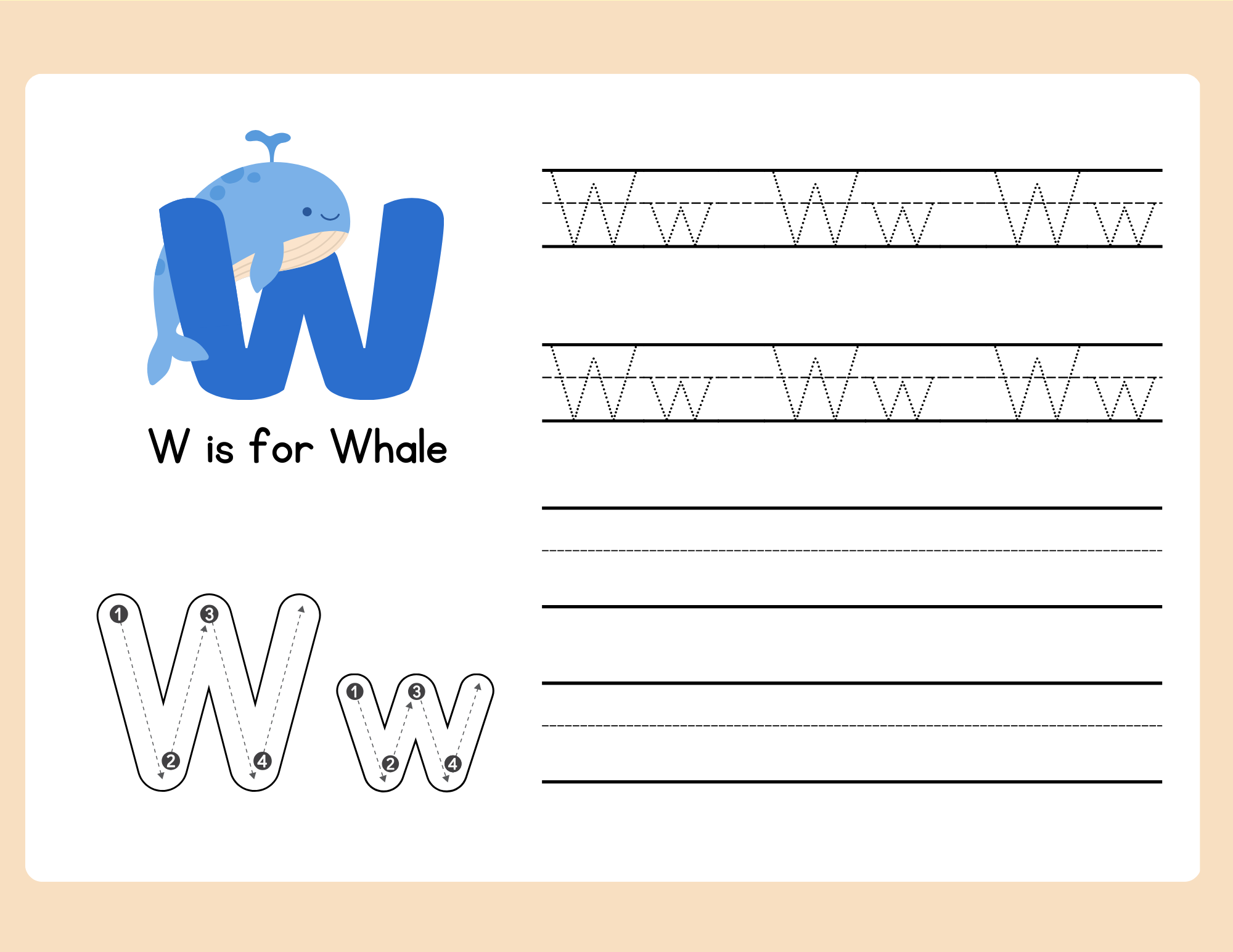 w for whale