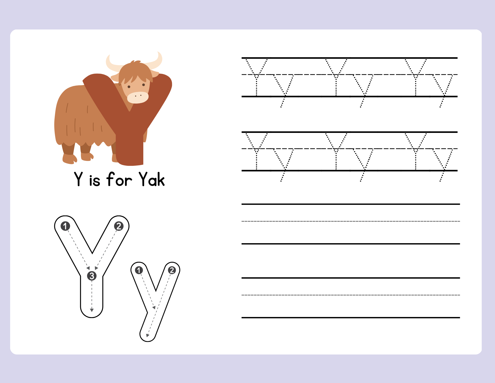 y for yak
